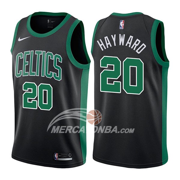 Maglia NBA Boston Celtics Gordon Hayward Mindset 2017-18 Nero